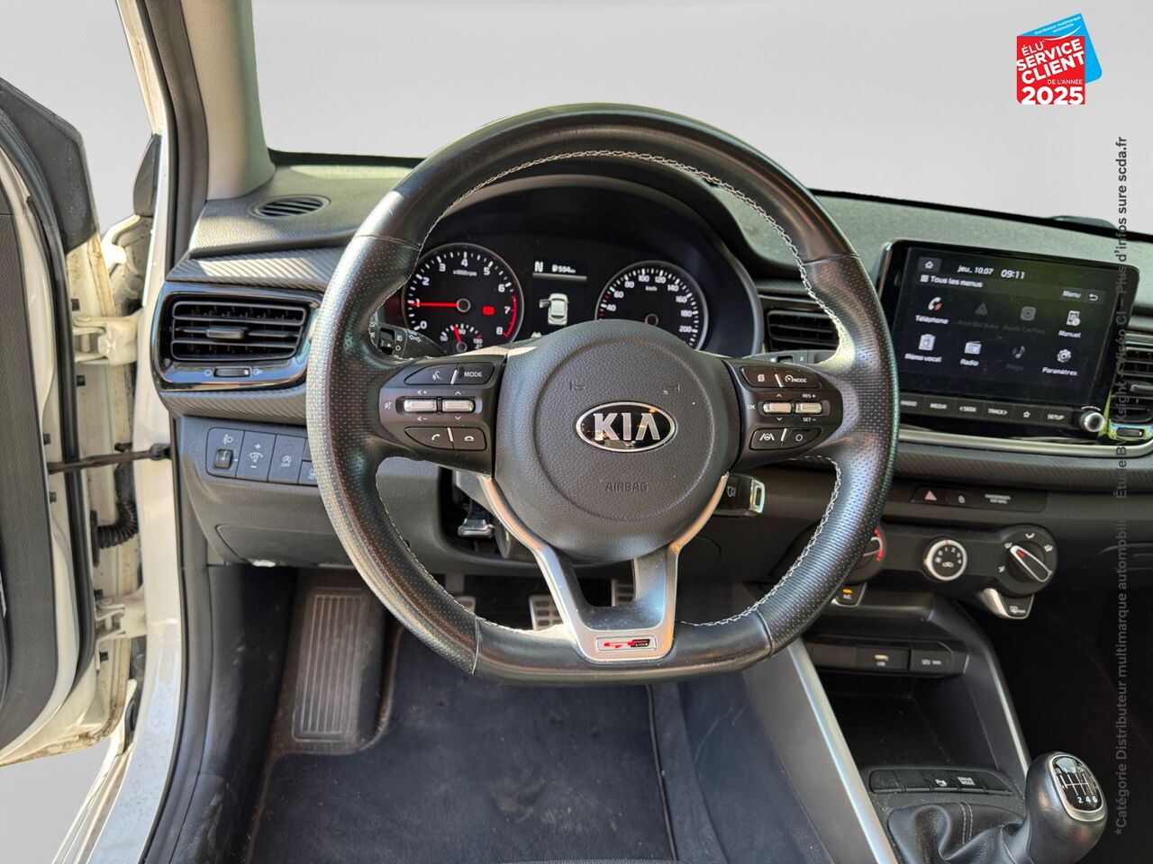Véhicule d'occasion KIA RIO 1.0 T-GDI 120CH MHEV GT-LINE IBVM6 CARPLAY chez Dacia Strasbourg