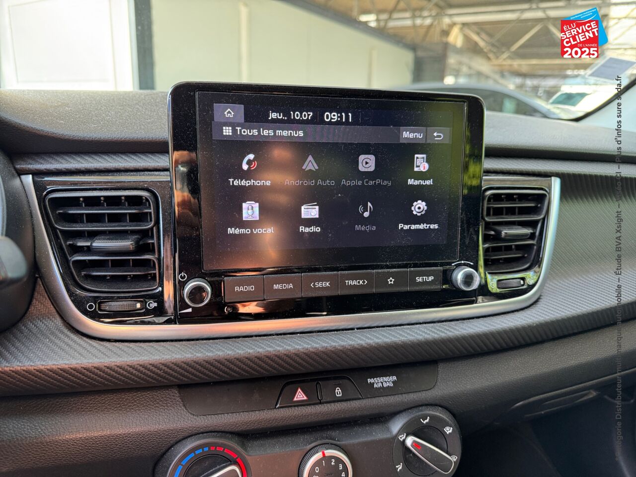 Véhicule d'occasion KIA RIO 1.0 T-GDI 120CH MHEV GT-LINE IBVM6 CARPLAY chez Dacia Strasbourg