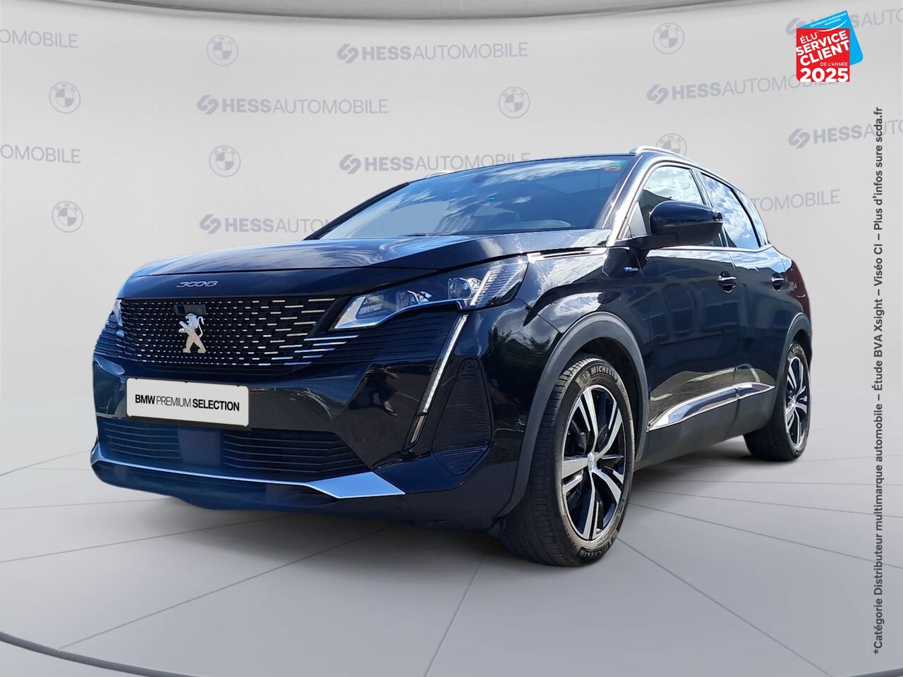 Véhicule d'occasion PEUGEOT 3008 HYBRID 225CH GT PACK E-EAT8 chez BMW Pontarlier