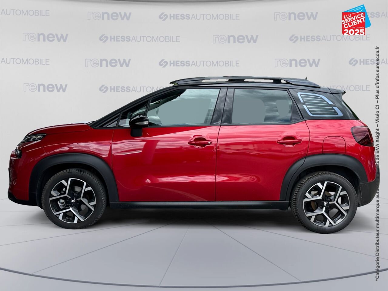 Véhicule d'occasion CITROEN C3 AIRCROSS 1.2 PURETECH 130CH S/S MAX AUTOMATIQUE TOUVRANT GPS CAMERA CARPLAY HUD chez Renault Colmar