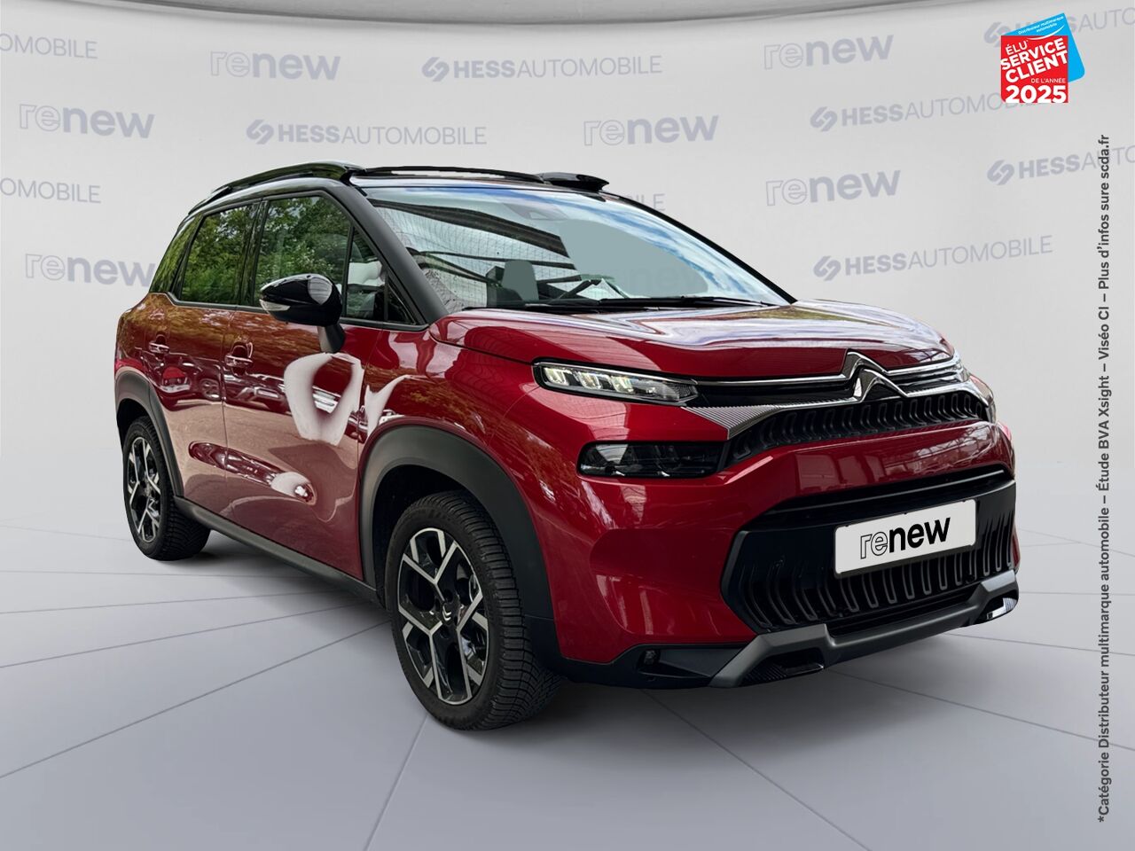 Véhicule d'occasion CITROEN C3 AIRCROSS 1.2 PURETECH 130CH S/S MAX AUTOMATIQUE TOUVRANT GPS CAMERA CARPLAY HUD chez Renault Colmar