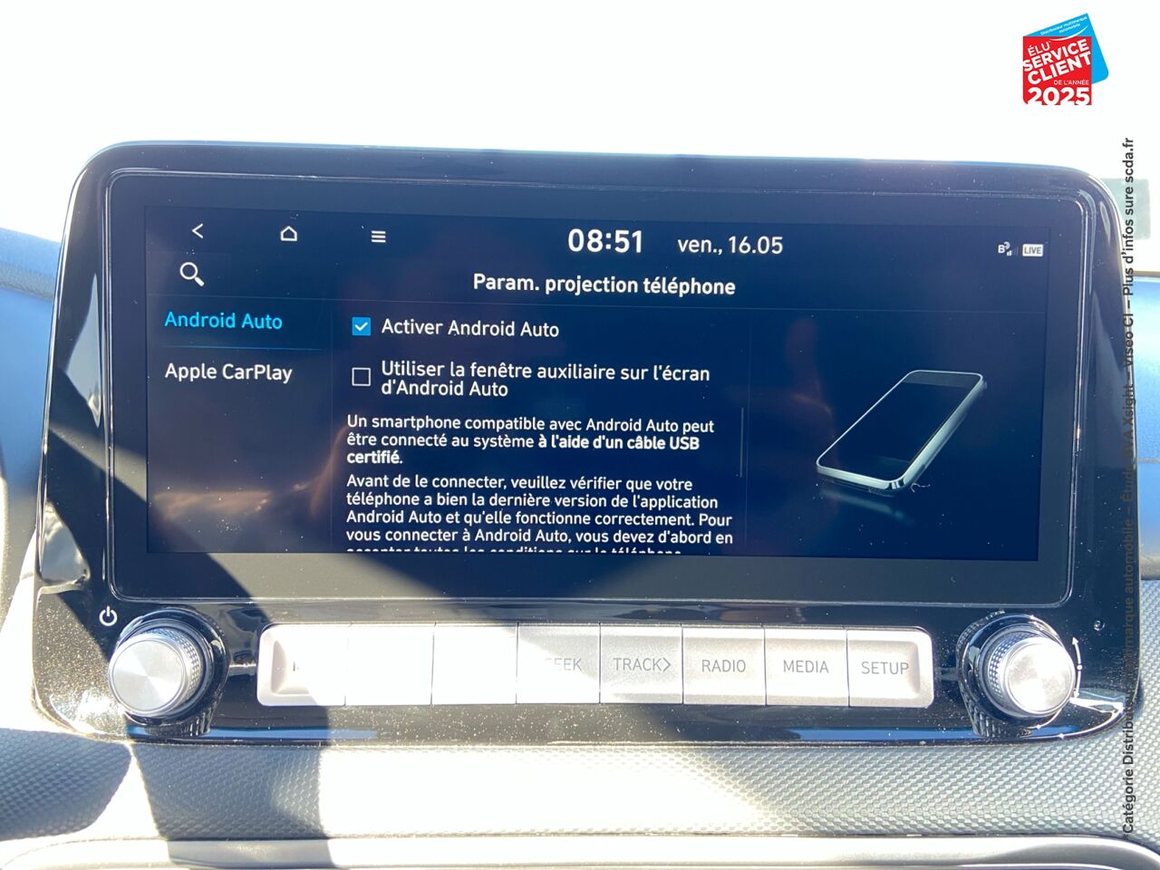 Véhicule d'occasion HYUNDAI KONA ELECTRIC 64KWH - 204CH CREATIVE chez Renault Saint-Louis