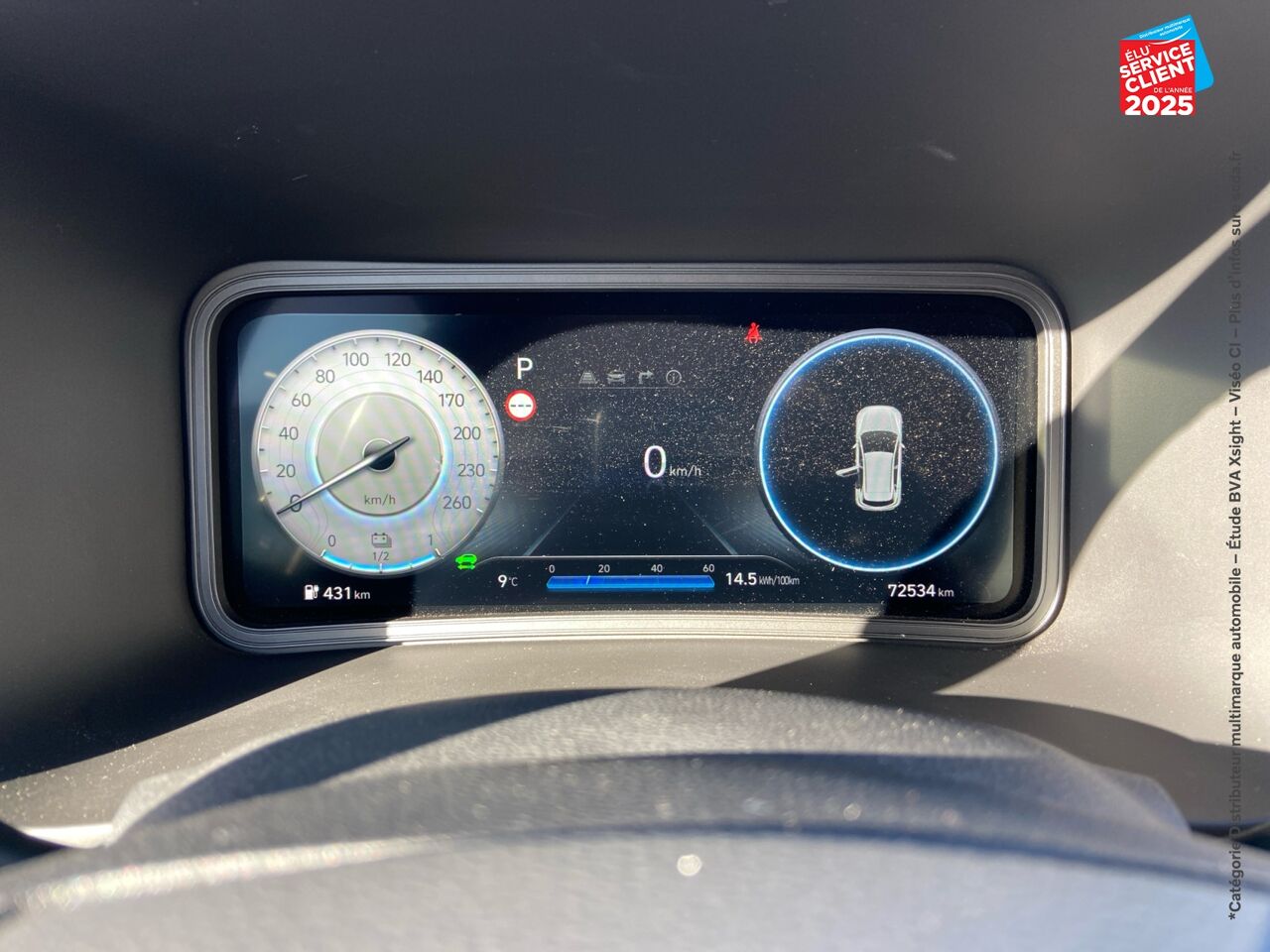 Véhicule d'occasion HYUNDAI KONA ELECTRIC 64KWH - 204CH CREATIVE chez Renault Saint-Louis