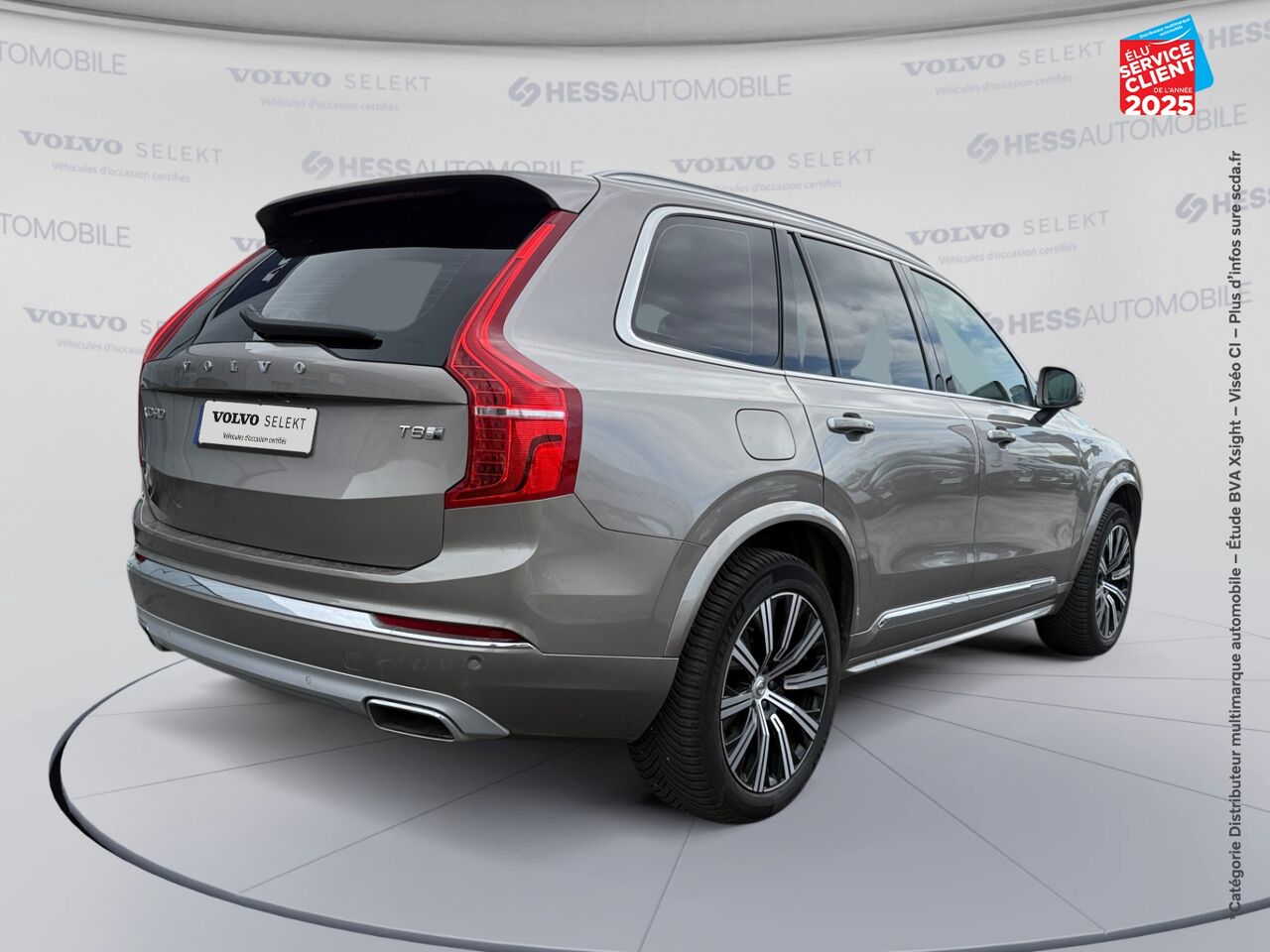 Véhicule d'occasion VOLVO XC90 T8 TWIN ENGINE 303 + 87CH INSCRIPTION LUXE GEARTRONIC 7 PLACES 48G TOUVRANT SIEGES CHAUF/VENTIL chez Renault Sélestat