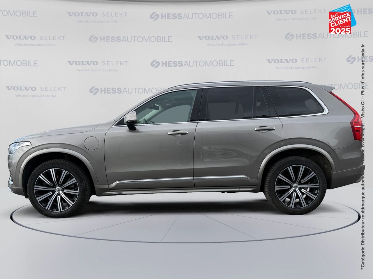 Véhicule d'occasion VOLVO XC90 T8 TWIN ENGINE 303 + 87CH INSCRIPTION LUXE GEARTRONIC 7 PLACES 48G TOUVRANT SIEGES CHAUF/VENTIL chez Renault Sélestat