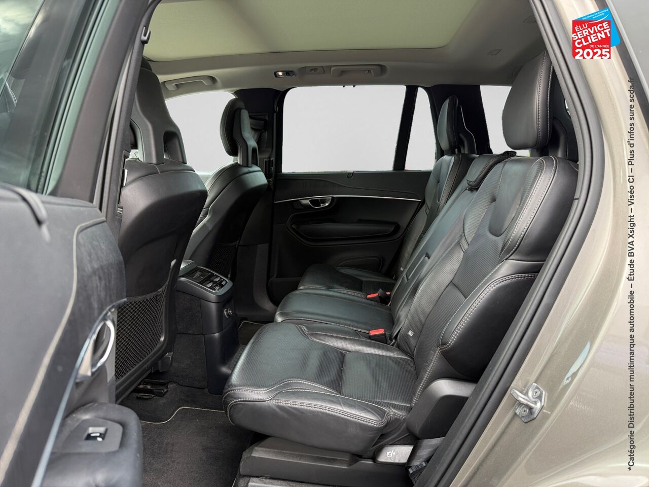 Véhicule d'occasion VOLVO XC90 T8 TWIN ENGINE 303 + 87CH INSCRIPTION LUXE GEARTRONIC 7 PLACES 48G TOUVRANT SIEGES CHAUF/VENTIL chez Renault Sélestat