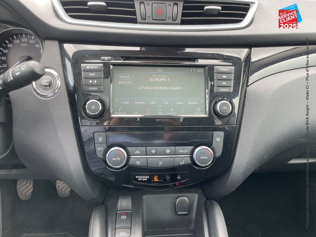 Véhicule d'occasion NISSAN QASHQAI 1.3 DIG-T 140CH N-CONNECTA 2019 EURO6-EVAP chez Toyota Bar le Duc