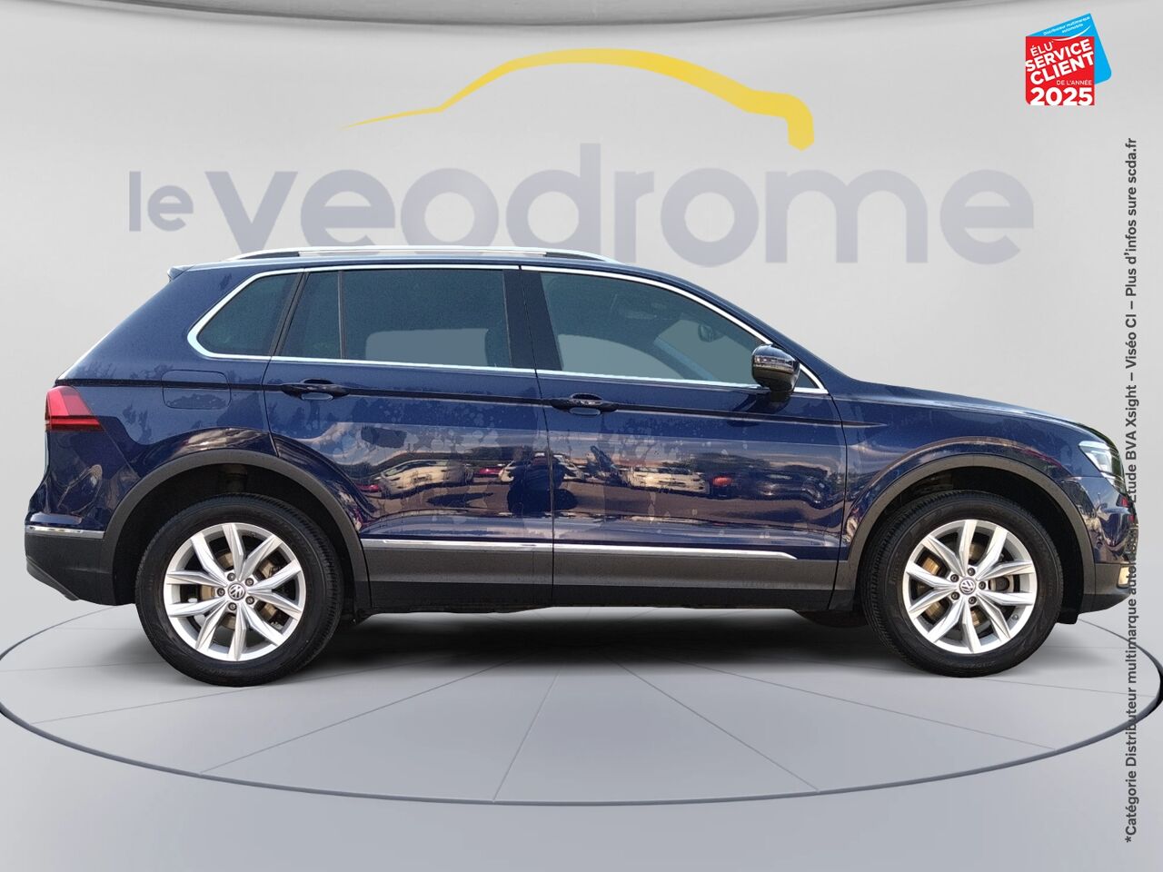 Véhicule d'occasion VOLKSWAGEN TIGUAN 2.0 TDI 190CH CARAT 4MOTION DSG7 EURO6D-T 11CV TOUVRANT chez Le Veodrome