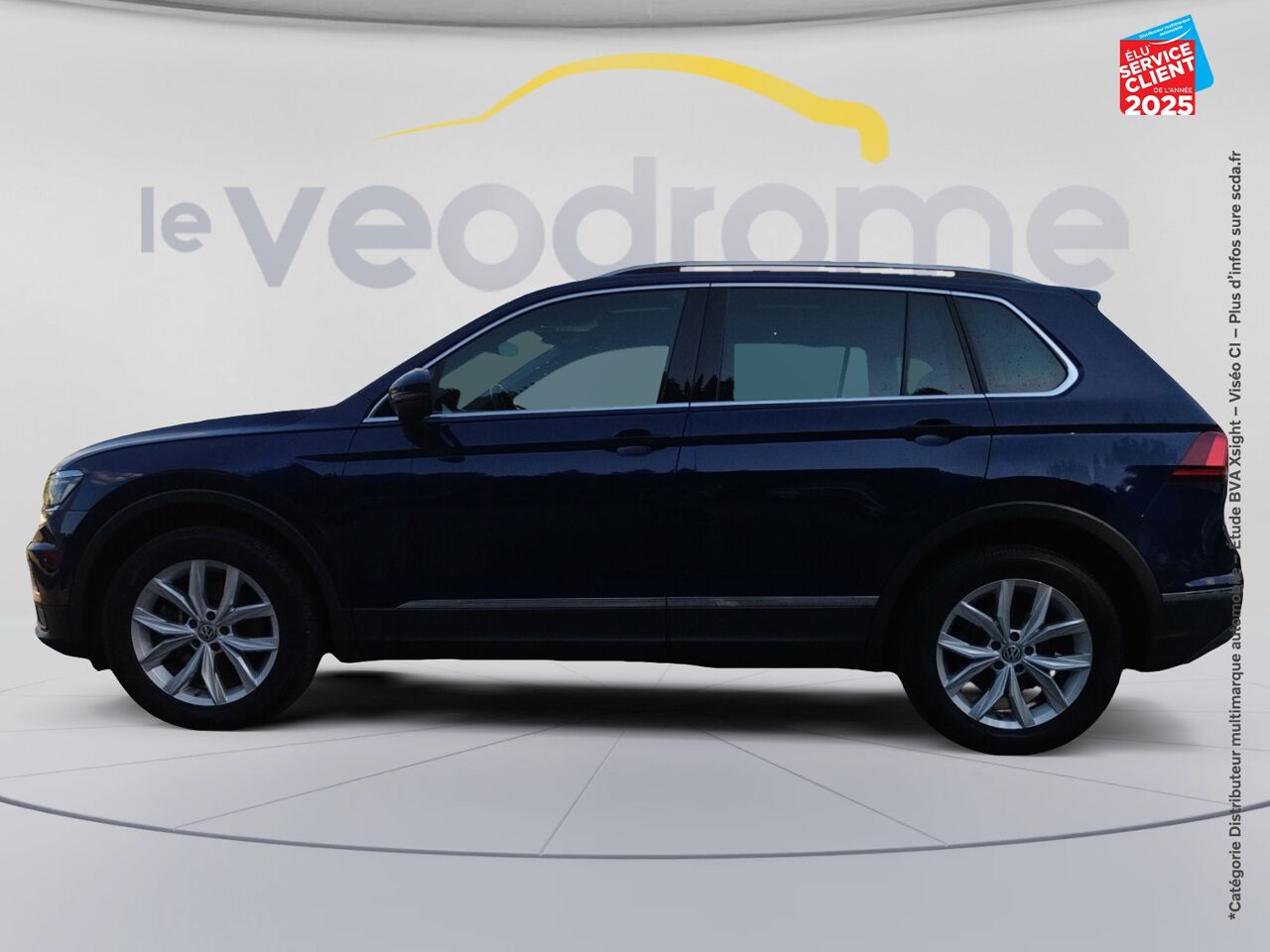 Véhicule d'occasion VOLKSWAGEN TIGUAN 2.0 TDI 190CH CARAT 4MOTION DSG7 EURO6D-T 11CV TOUVRANT chez Le Veodrome