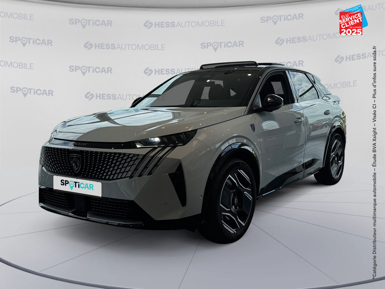 Véhicule d'occasion PEUGEOT 3008 ELECTRIQUE 210CH BATTERIE 73 KWH GT SIEGE CHAUF VOLANT CHAUF CAMERA GPS chez Dacia Montbéliard