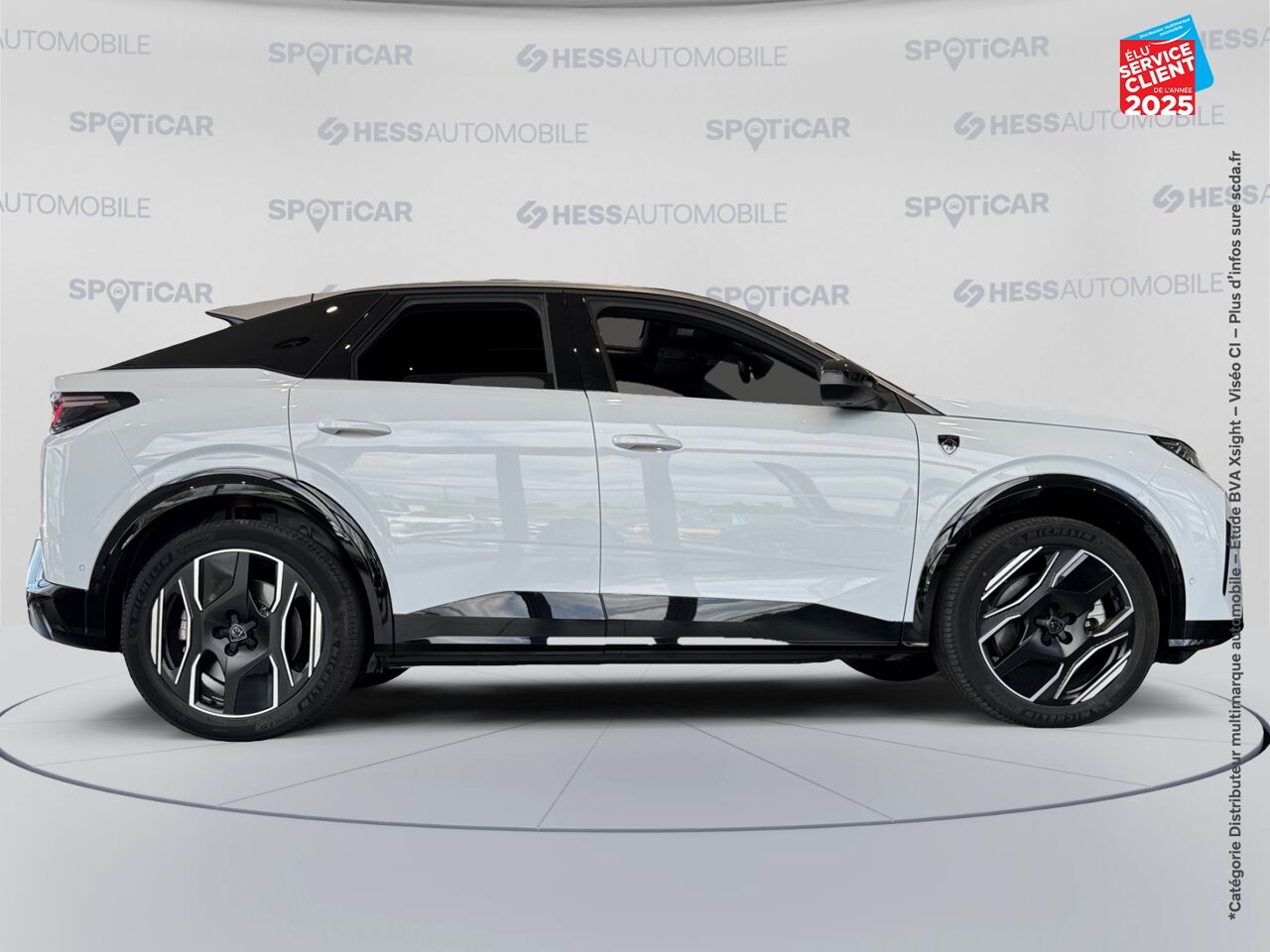 Véhicule d'occasion PEUGEOT 3008 ELECTRIQUE 210CH BATTERIE 73 KWH GT SIEGE CHAUF VOLANT CHAUF CAMERA GPS chez Dacia Montbéliard