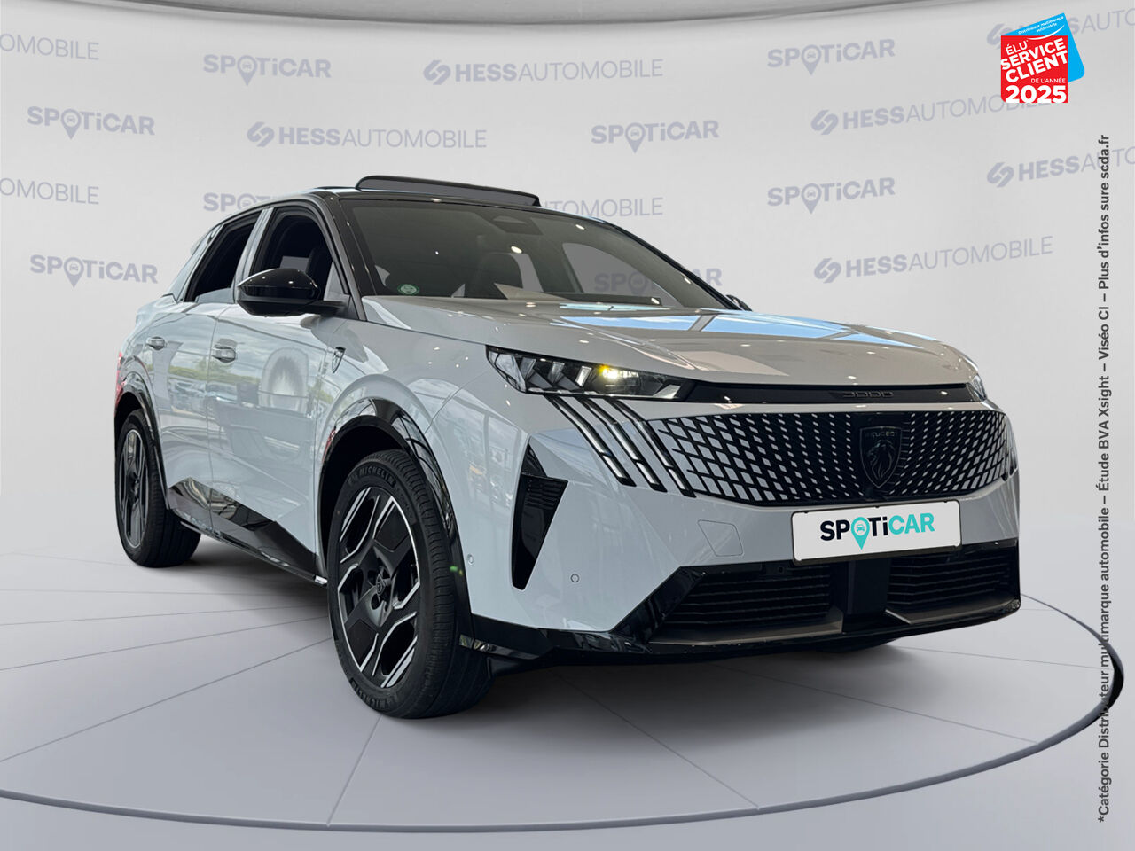 Véhicule d'occasion PEUGEOT 3008 ELECTRIQUE 210CH BATTERIE 73 KWH GT SIEGE CHAUF VOLANT CHAUF CAMERA GPS chez Dacia Montbéliard
