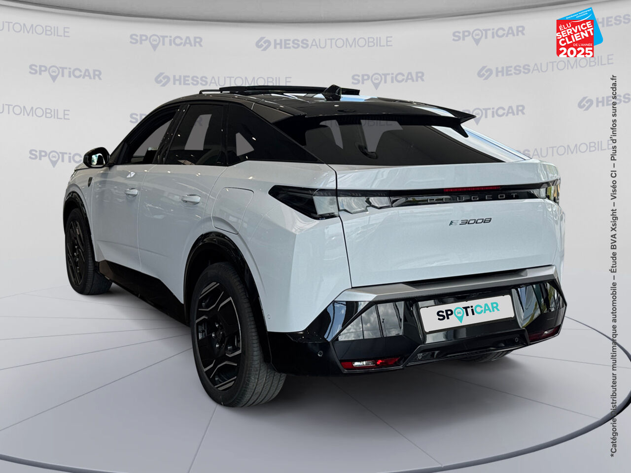 Véhicule d'occasion PEUGEOT 3008 ELECTRIQUE 210CH BATTERIE 73 KWH GT SIEGE CHAUF VOLANT CHAUF CAMERA GPS chez Dacia Montbéliard