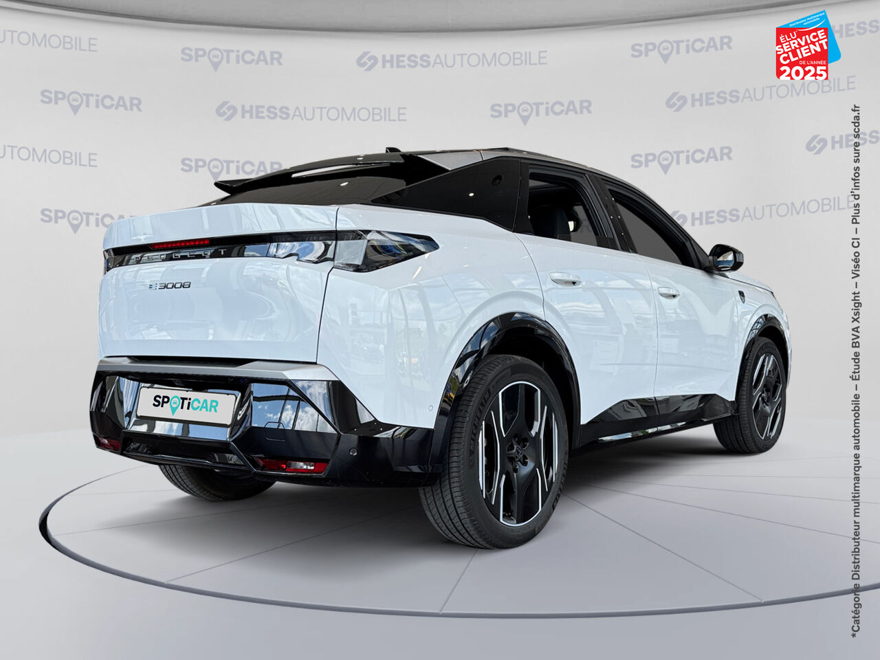 Véhicule d'occasion PEUGEOT 3008 ELECTRIQUE 210CH BATTERIE 73 KWH GT SIEGE CHAUF VOLANT CHAUF CAMERA GPS chez Dacia Montbéliard