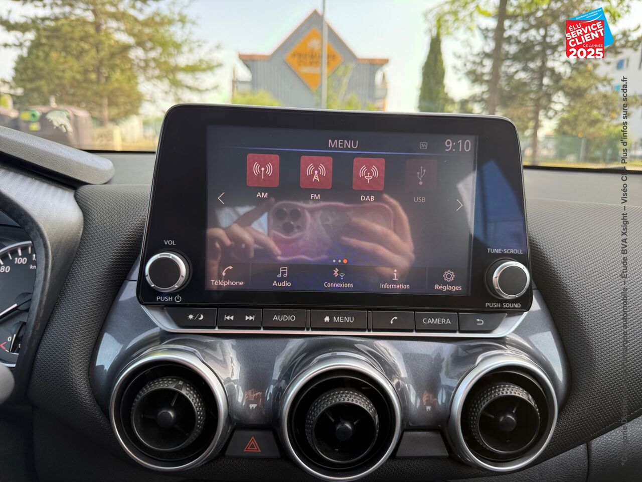 Véhicule d'occasion NISSAN JUKE 1.0 DIG-T 117CH ACENTA CAMERA chez Renault Sélestat