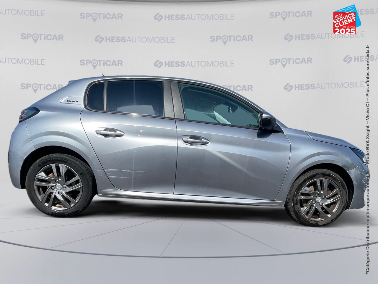 Véhicule d'occasion PEUGEOT 208 1.2 PURETECH 100CH SS STYLE EAT8 chez Toyota Bar le Duc