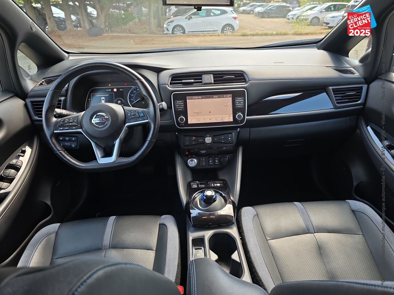 Véhicule d'occasion NISSAN LEAF 150CH 40KWH TEKNA 21.5 SIEGES CHAUF GPS CAMERA chez Nissan Montbéliard