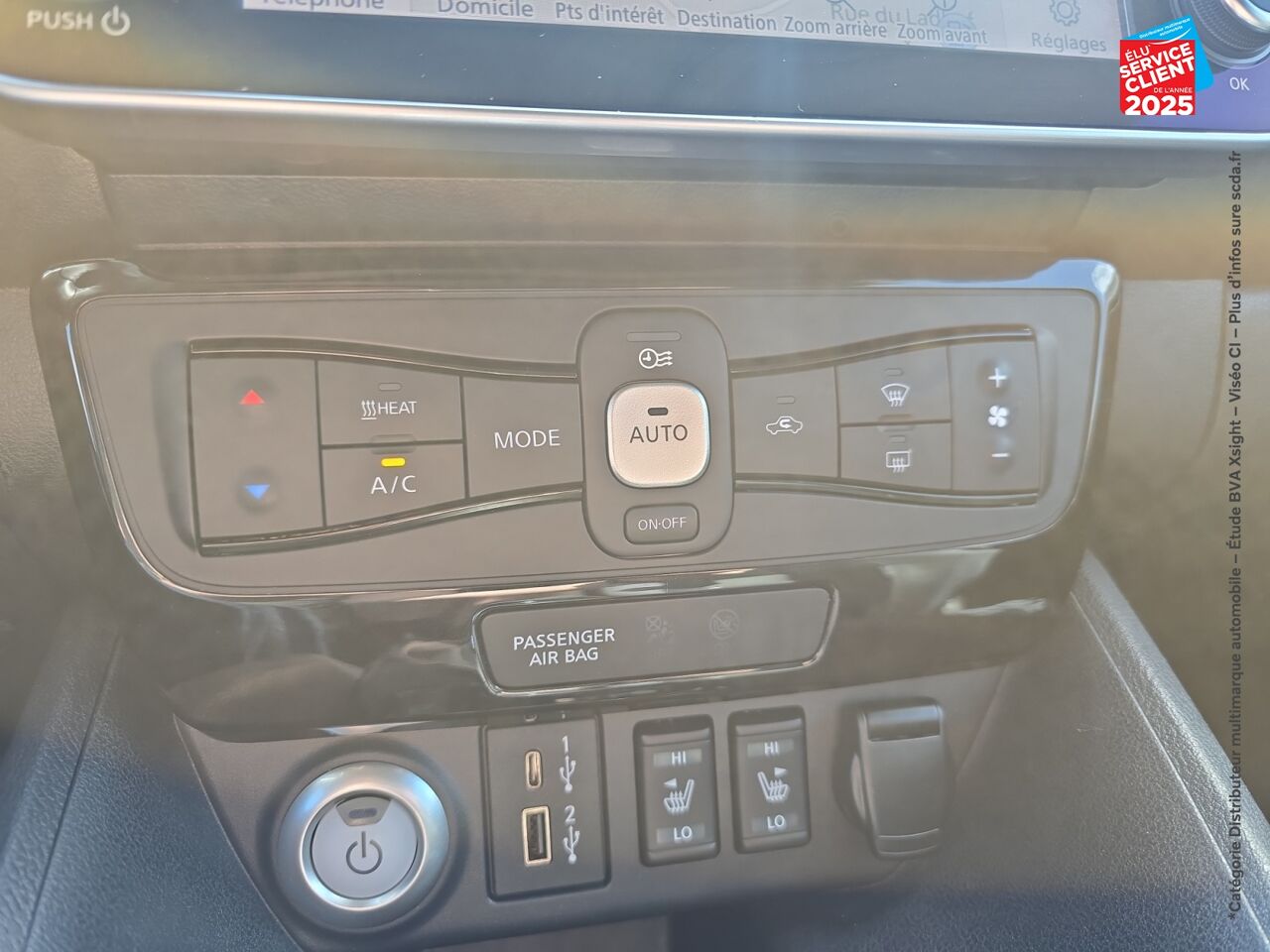 Véhicule d'occasion NISSAN LEAF 150CH 40KWH TEKNA 21.5 SIEGES CHAUF GPS CAMERA chez Nissan Montbéliard