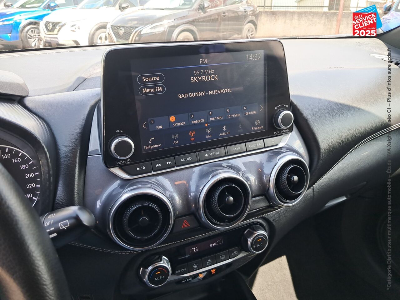 Véhicule d'occasion NISSAN JUKE 1.0 DIG-T 114CH N-CONNECTA DCT 2023 GPS CAMERA chez Nissan Qashqai occasion