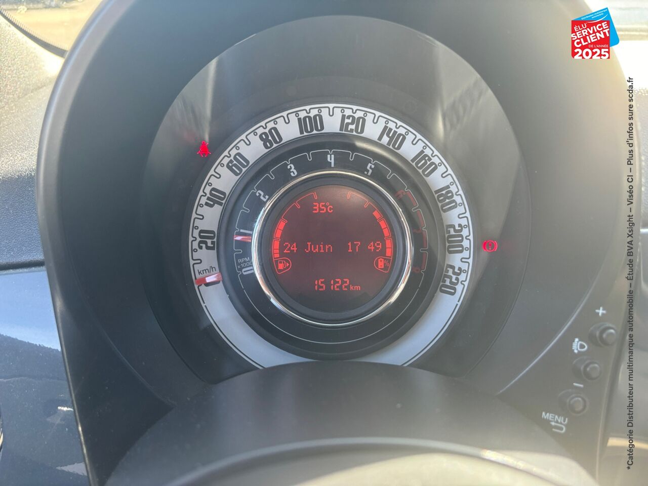 Véhicule d'occasion FIAT 500 1.0 70CH BSG SS CULT chez Toyota Verdun