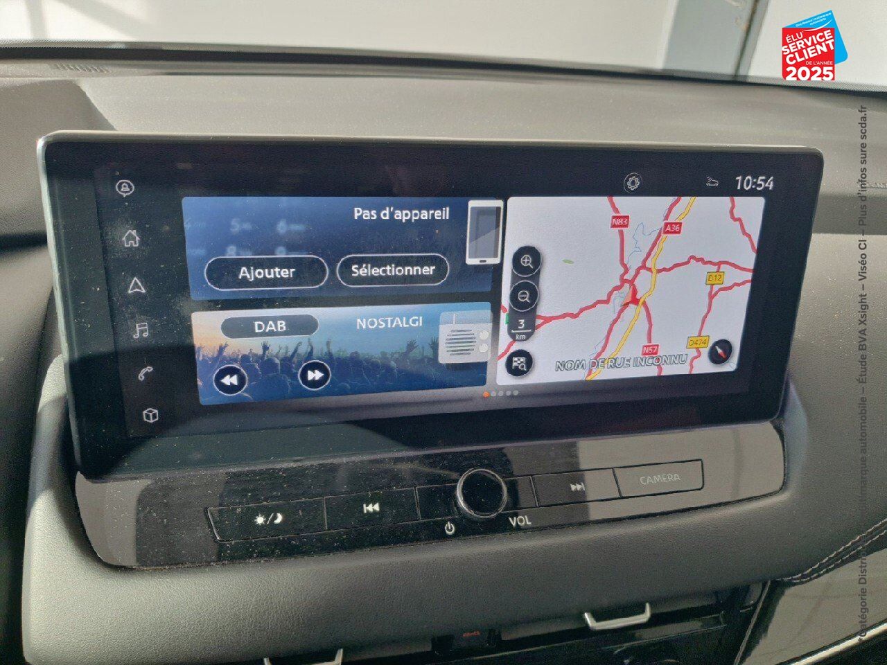 Véhicule d'occasion NISSAN QASHQAI 1.3 MILD HYBRID 140CH N-CONNECTA 2022 TPANO CAMERA GPS chez Nissan Belfort