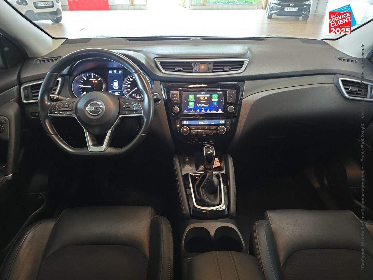 Véhicule d'occasion NISSAN QASHQAI 1.5 DCI 115CH TEKNA+ DCT 2019 EURO6-EVAP TPANO SIEGES CHAUF GPS CAMERA chez Nissan Qashqai occasion