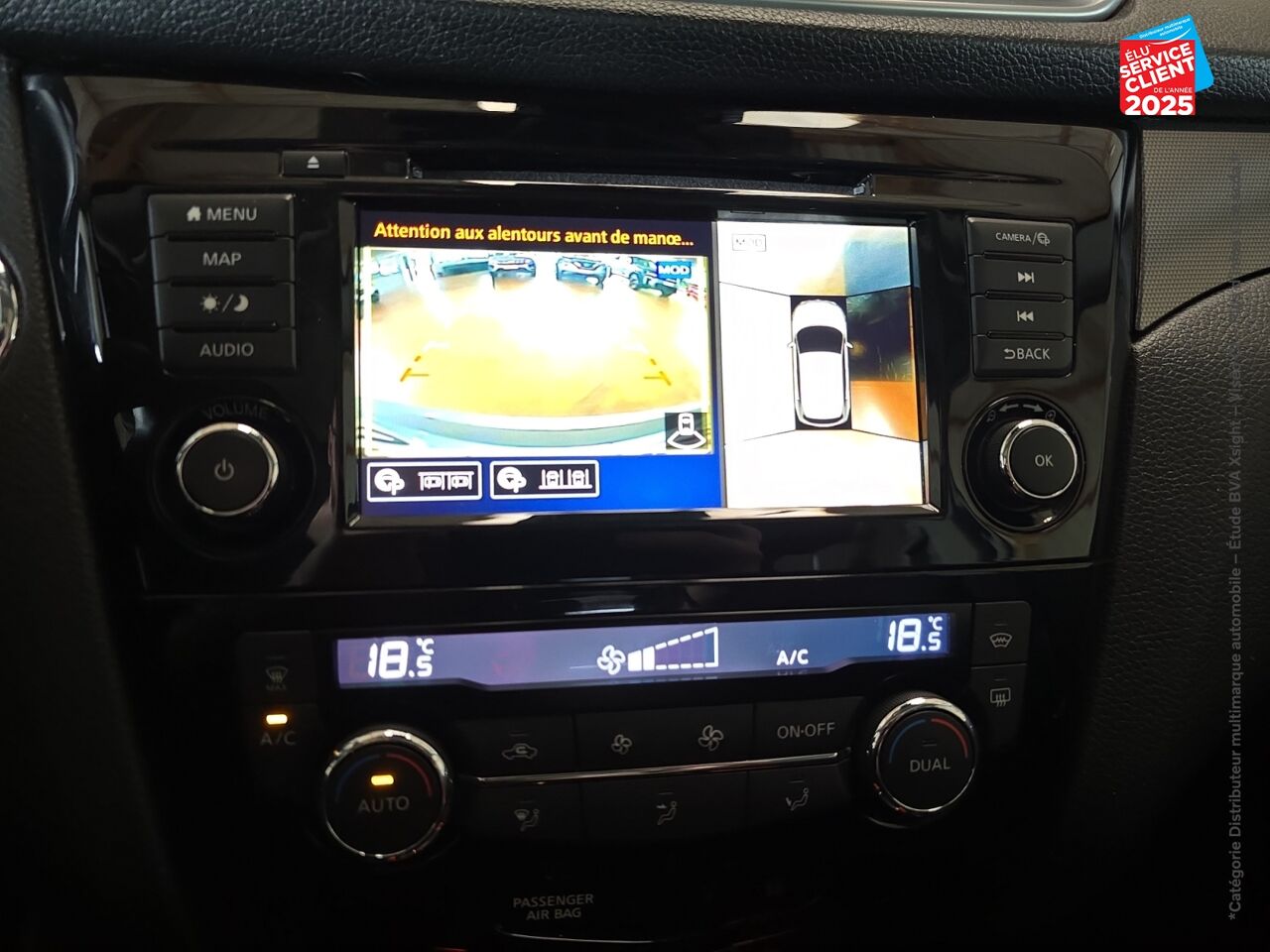 Véhicule d'occasion NISSAN QASHQAI 1.5 DCI 115CH TEKNA+ DCT 2019 EURO6-EVAP TPANO SIEGES CHAUF GPS CAMERA chez Nissan Qashqai occasion