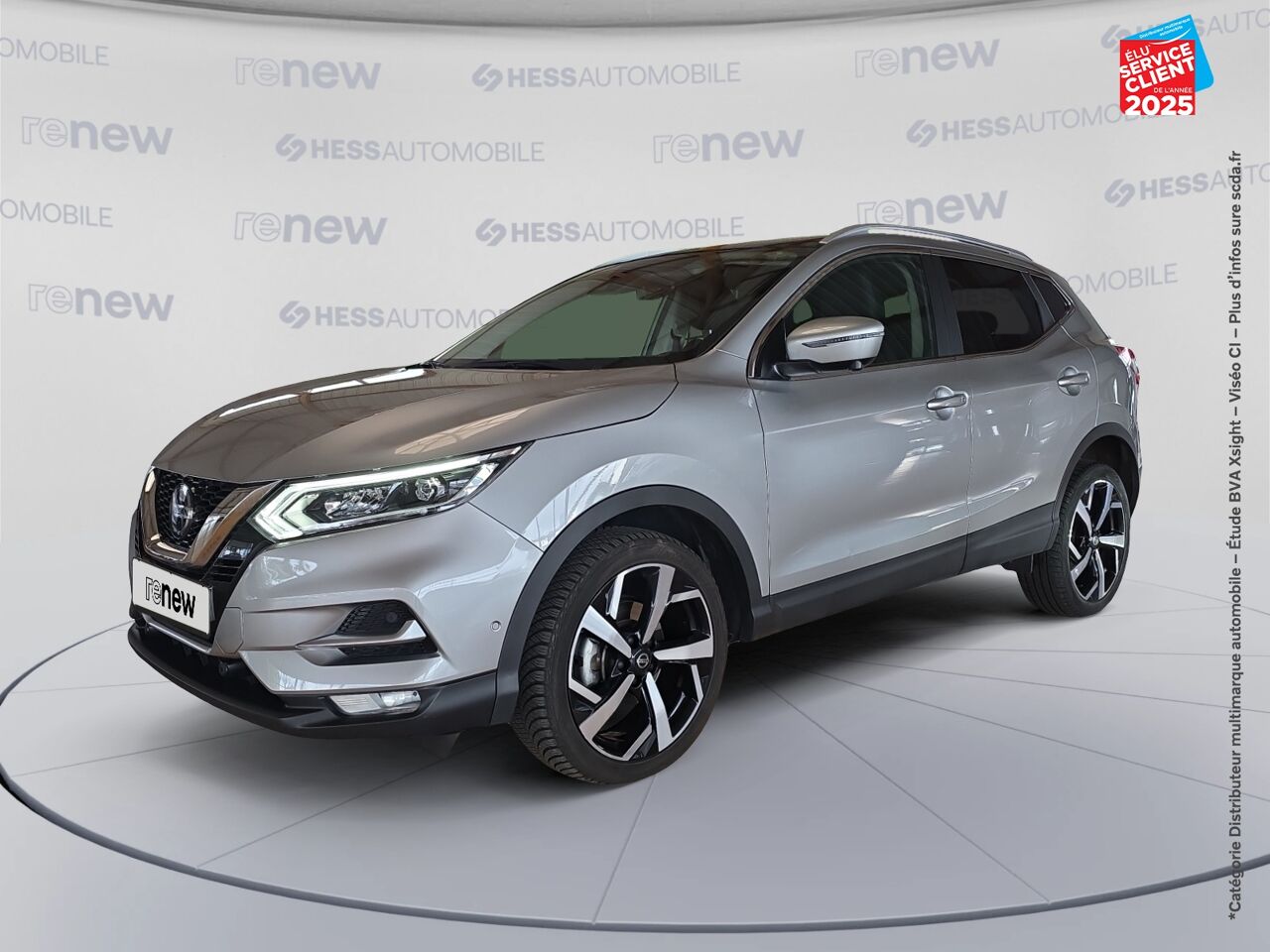 Véhicule d'occasion NISSAN QASHQAI 1.5 DCI 115CH TEKNA+ DCT 2019 EURO6-EVAP TPANO SIEGES CHAUF GPS CAMERA chez Nissan Qashqai occasion