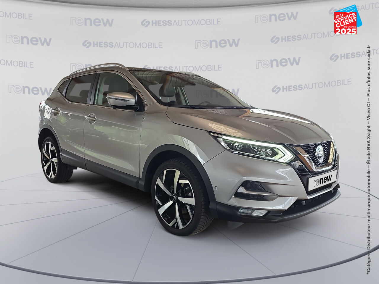 Véhicule d'occasion NISSAN QASHQAI 1.5 DCI 115CH TEKNA+ DCT 2019 EURO6-EVAP TPANO SIEGES CHAUF GPS CAMERA chez Nissan Qashqai occasion