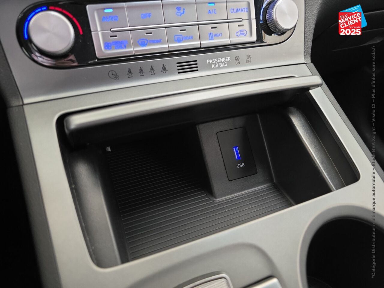 Véhicule d'occasion HYUNDAI KONA ELECTRIC 64KWH - 204CH INTUITIVE chez Renault Sélestat