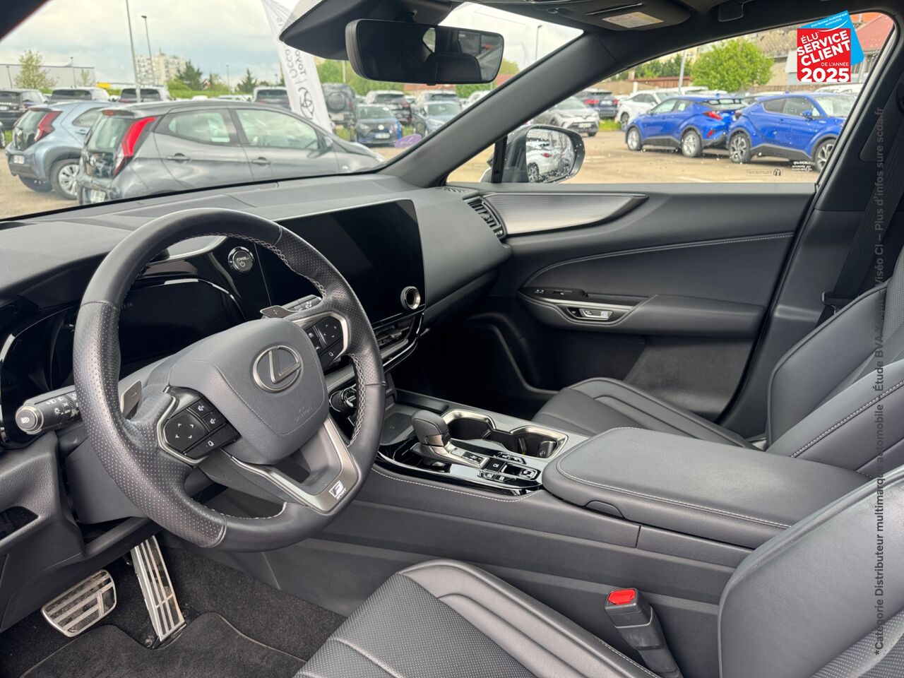 Véhicule d'occasion LEXUS NX 450H+ F SPORT EXECUTIVE 4WD TOUVRANT SIEGES CHAUF/VENTIL/CUIR VOLANT CHAUF GPS CAMERA chez Lexus Strasbourg