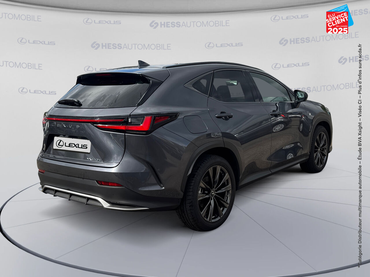 Véhicule d'occasion LEXUS NX 450H+ F SPORT EXECUTIVE 4WD TOUVRANT SIEGES CHAUF/VENTIL/CUIR VOLANT CHAUF GPS CAMERA chez Lexus Strasbourg