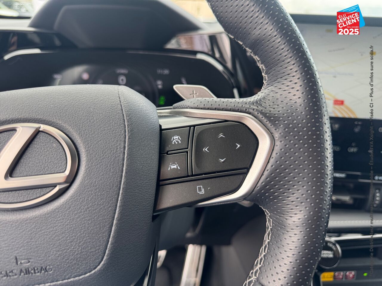 Véhicule d'occasion LEXUS NX 450H+ F SPORT EXECUTIVE 4WD TOUVRANT SIEGES CHAUF/VENTIL/CUIR VOLANT CHAUF GPS CAMERA chez Lexus Strasbourg