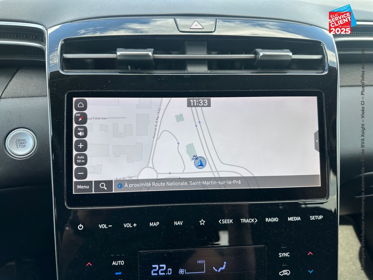 Véhicule d'occasion HYUNDAI TUCSON 1.6 T-GDI 265CH PHEV CREATIVE BVA6 HTRAC SIEGES CHAUF GPS CAMERA chez Hyundai Chalons