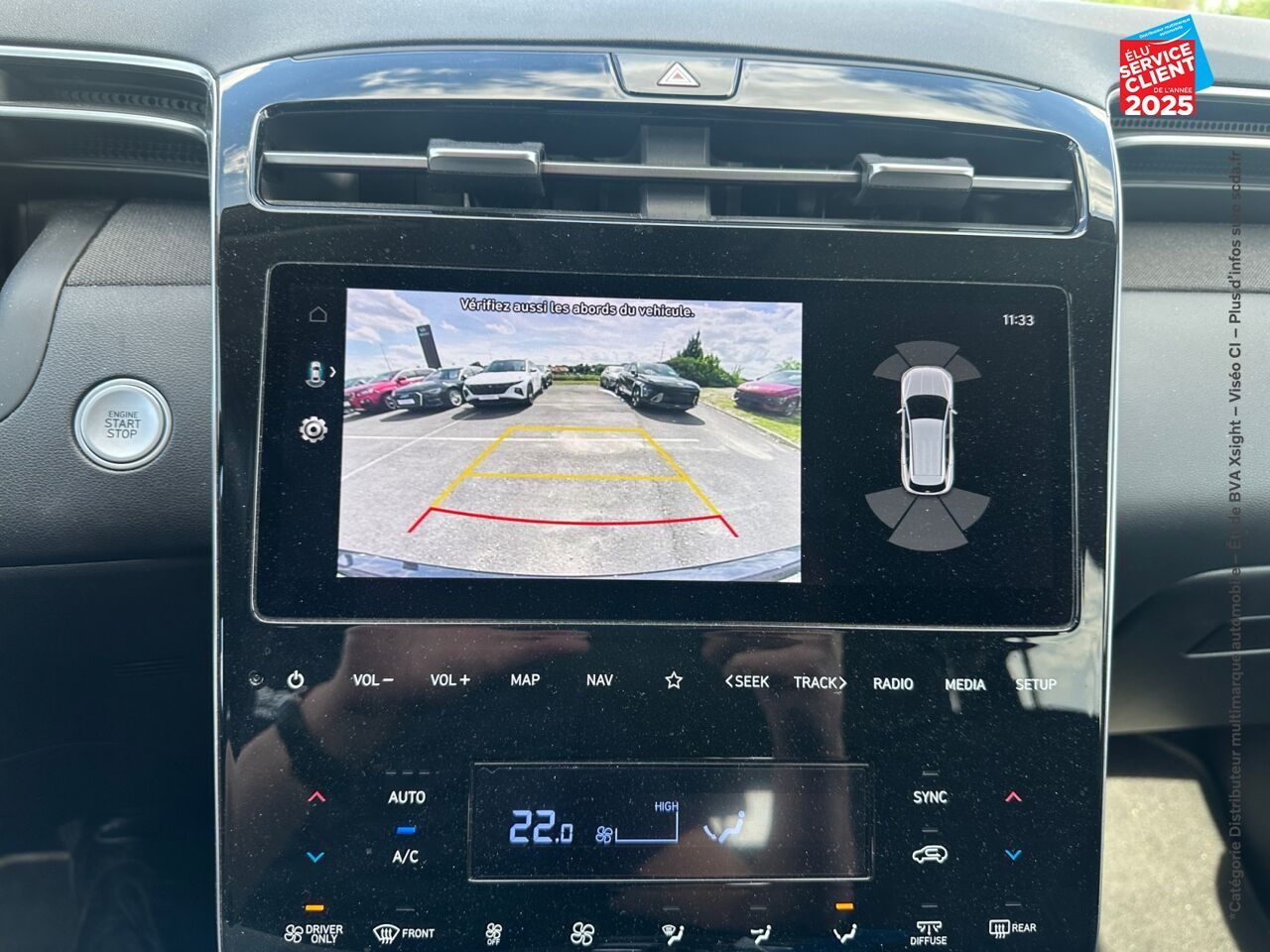 Véhicule d'occasion HYUNDAI TUCSON 1.6 T-GDI 265CH PHEV CREATIVE BVA6 HTRAC SIEGES CHAUF GPS CAMERA chez Hyundai Chalons