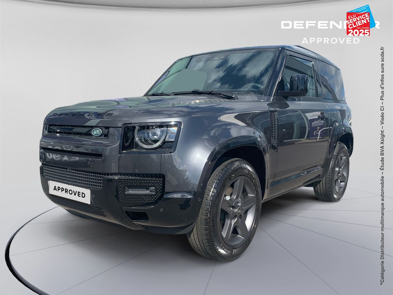 Véhicule d'occasion LAND-ROVER DEFENDER 90 3.0 D250 HARD TOP X-DYNAMIC SE chez Dacia Belfort