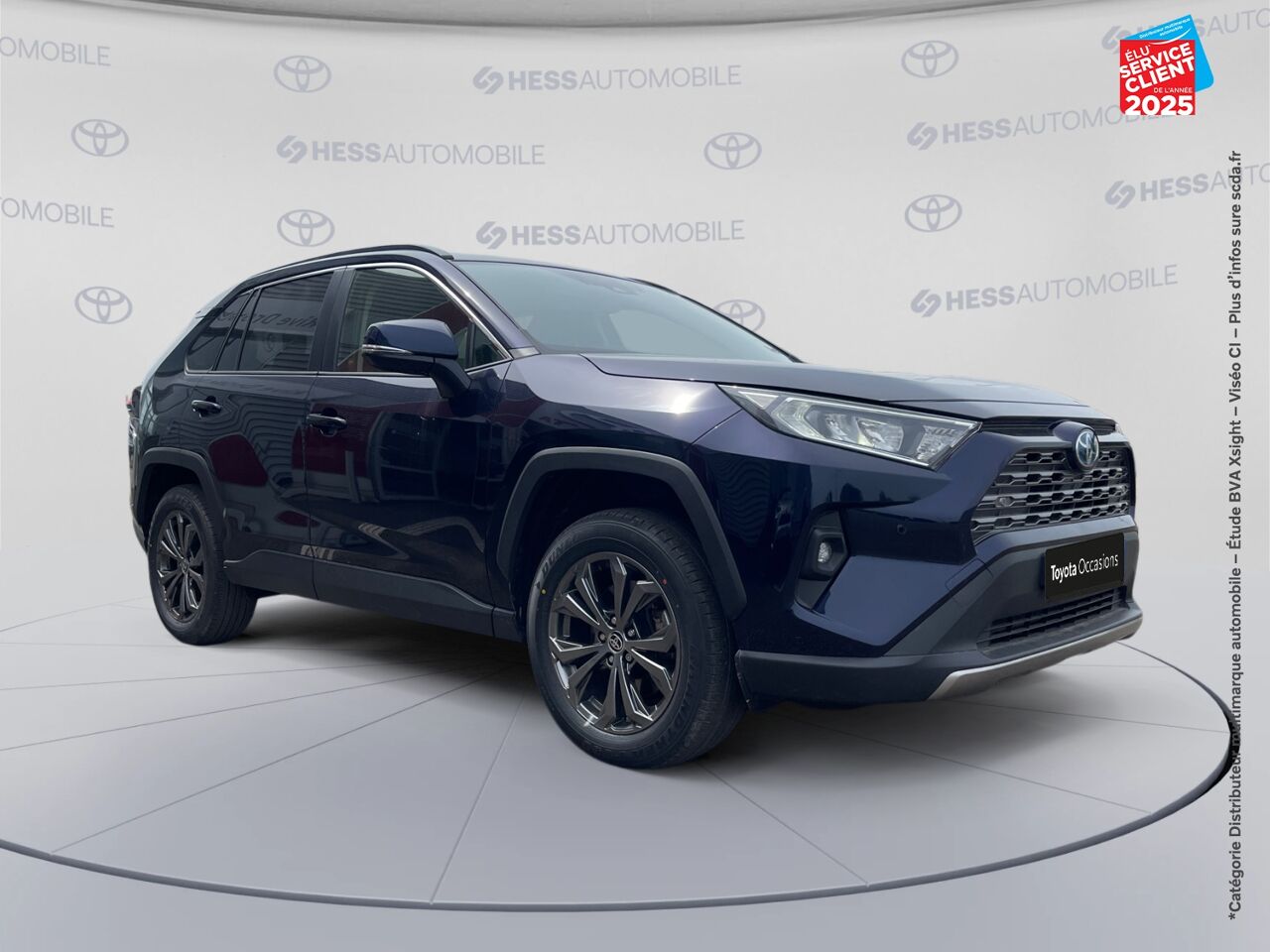 Véhicule d'occasion TOYOTA RAV4 2.5 HYBRIDE 222CH DYNAMIC AWD-I MY24 GPS CAMERA chez Toyota Thionville