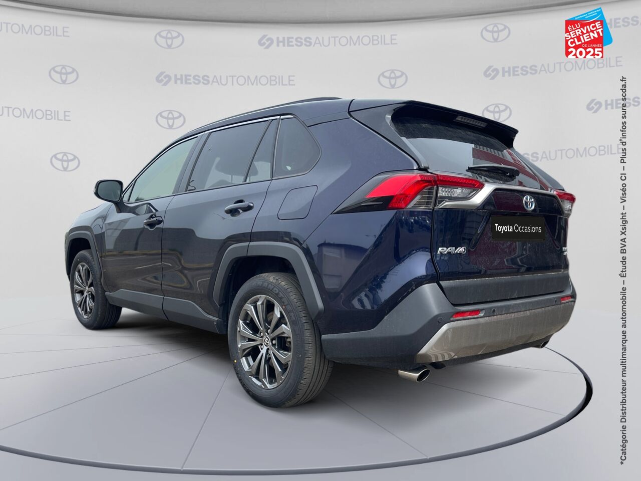 Véhicule d'occasion TOYOTA RAV4 2.5 HYBRIDE 222CH DYNAMIC AWD-I MY24 GPS CAMERA chez Toyota Thionville