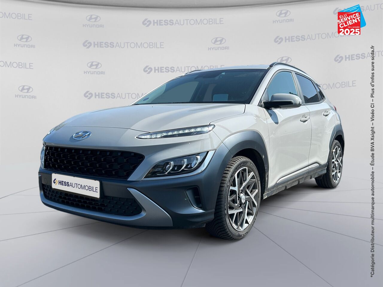 Véhicule d'occasion HYUNDAI KONA 1.6 GDI 141CH HYBRID EXECUTIVE DCT-6 CAMERA GPS HUD ATTELAGE chez Dacia Montbéliard