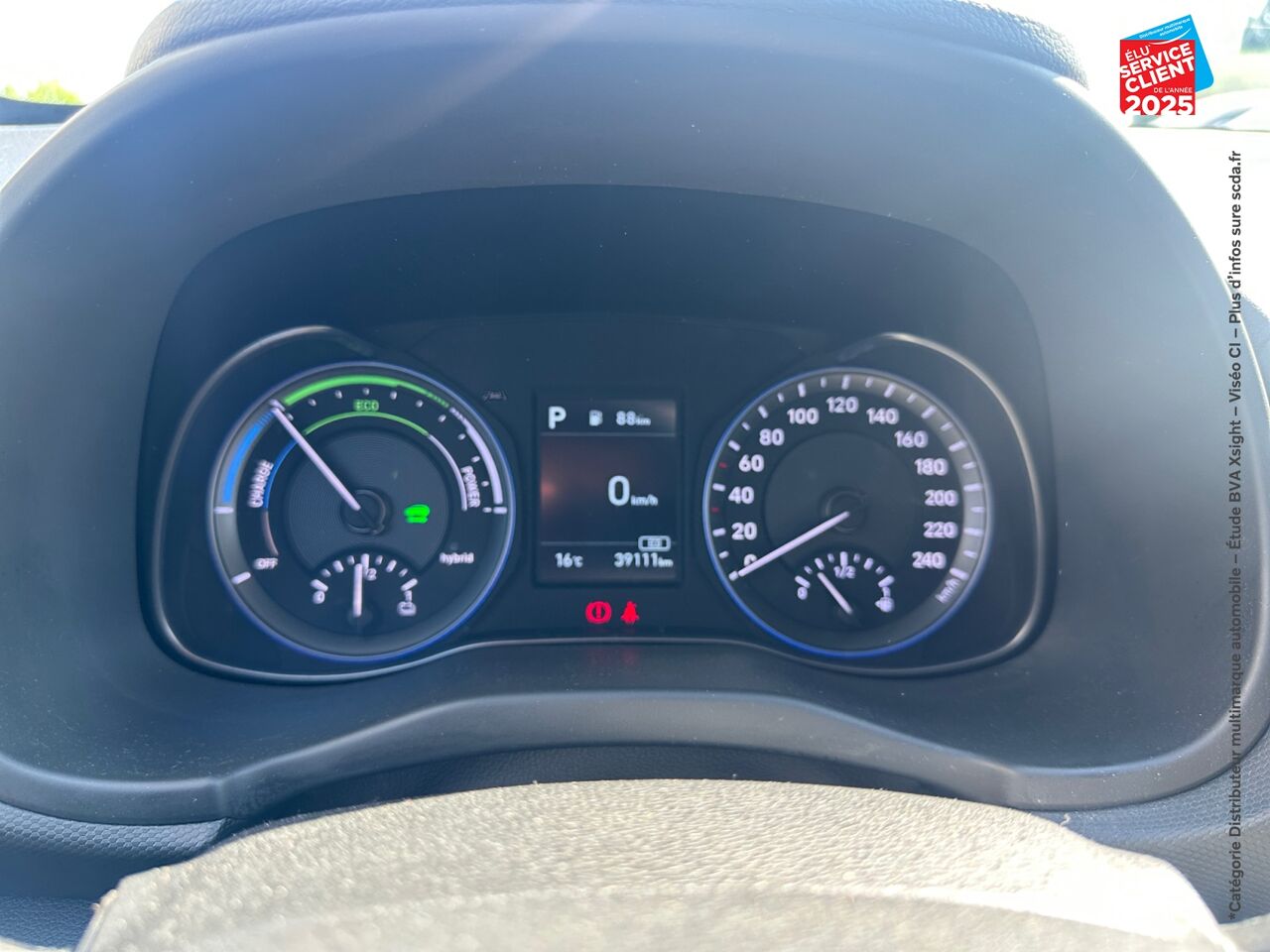 Véhicule d'occasion HYUNDAI KONA 1.6 GDI 141CH HYBRID INTUITIVE DCT-6 chez HESS Automobile