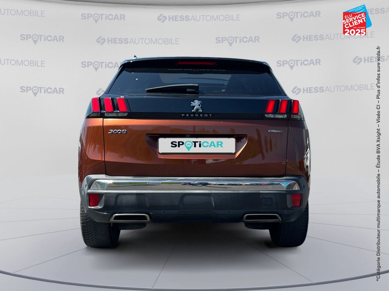 Véhicule d'occasion PEUGEOT 3008 1.6 THP 165CH GT LINE S/S EAT6 TOUVRANT CAMERA CARPLAY chez Fiat Besançon