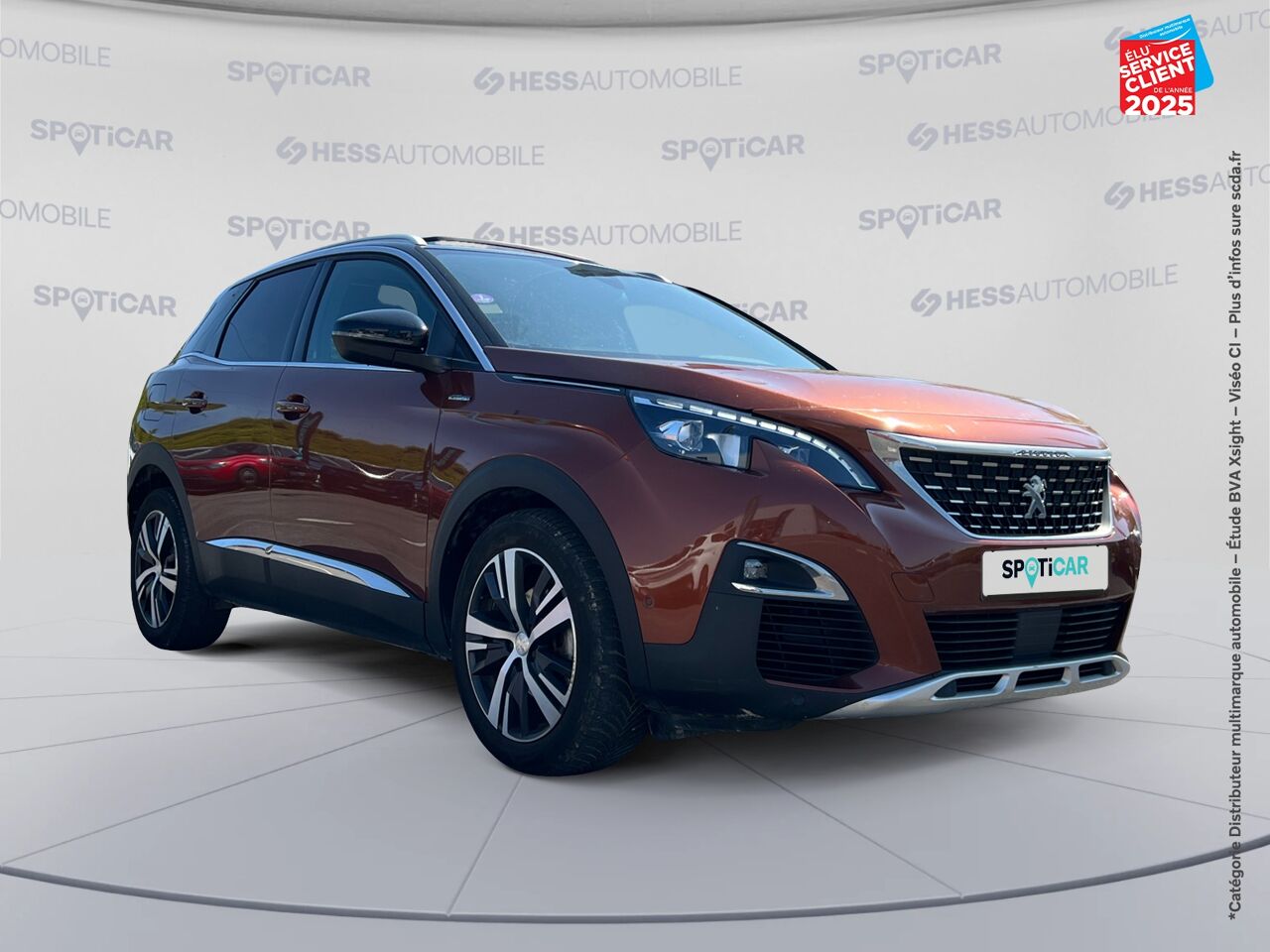 Véhicule d'occasion PEUGEOT 3008 1.6 THP 165CH GT LINE S/S EAT6 TOUVRANT CAMERA CARPLAY chez Fiat Besançon