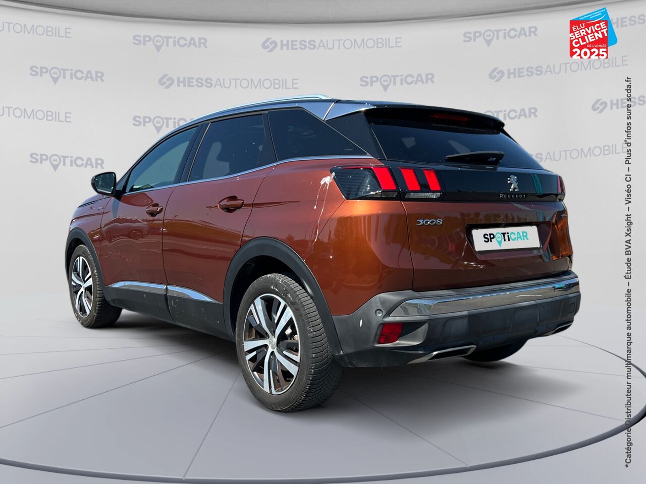 Véhicule d'occasion PEUGEOT 3008 1.6 THP 165CH GT LINE S/S EAT6 TOUVRANT CAMERA CARPLAY chez Fiat Besançon