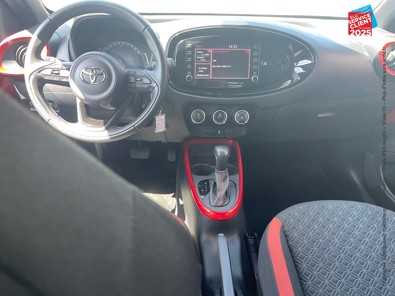 Véhicule d'occasion TOYOTA AYGO X 1.0 VVT-I 72CH DESIGN S-CVT MY23 chez Toyota Saint Dizier