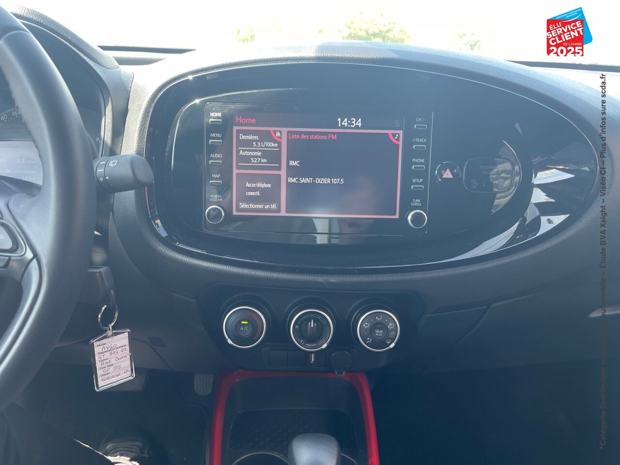 Véhicule d'occasion TOYOTA AYGO X 1.0 VVT-I 72CH DESIGN S-CVT MY23 chez Toyota Saint Dizier