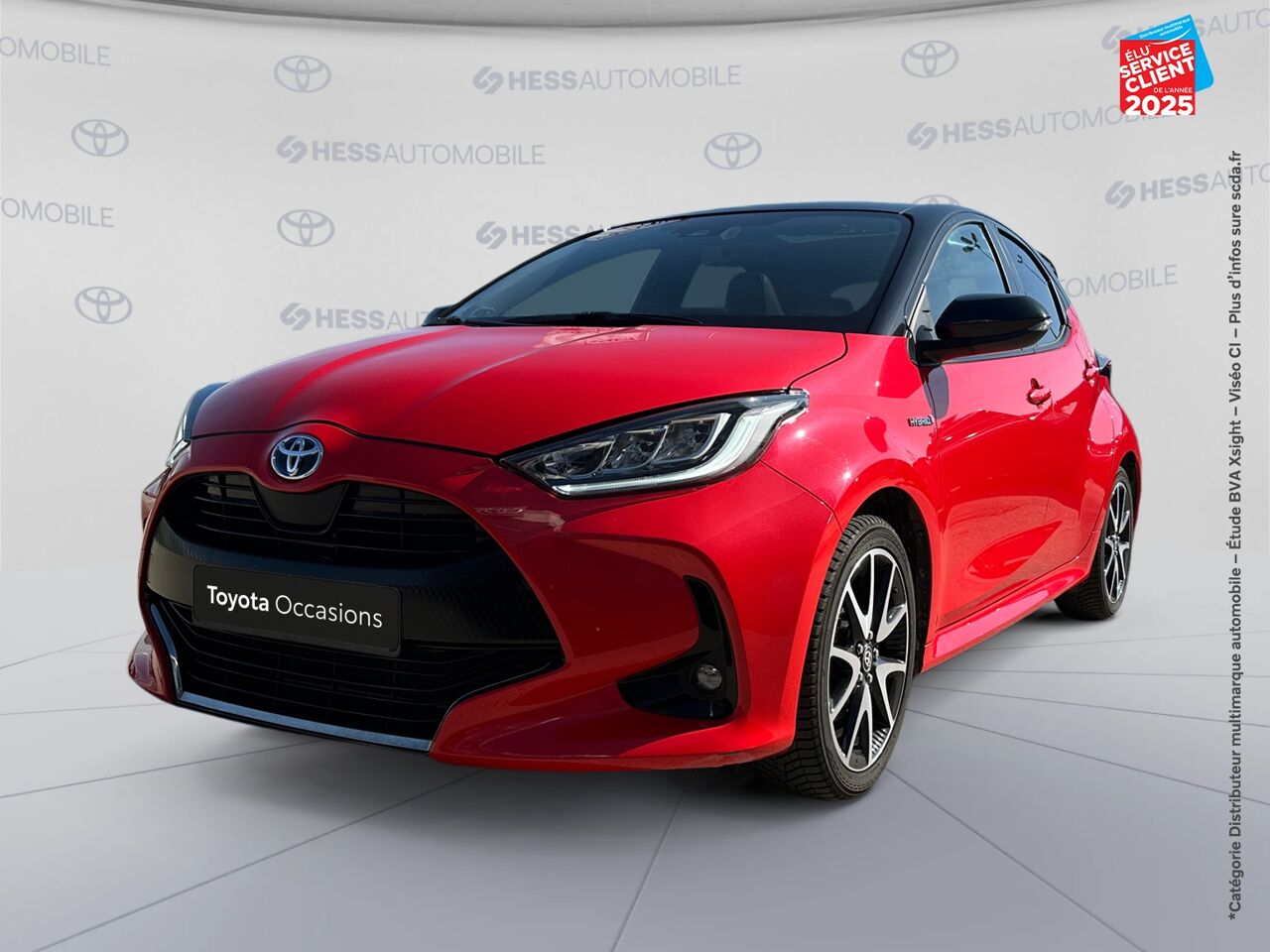 Véhicule d'occasion TOYOTA YARIS 116H PREMIERE 5P TPANO CAMERA chez Renault Saint-Louis