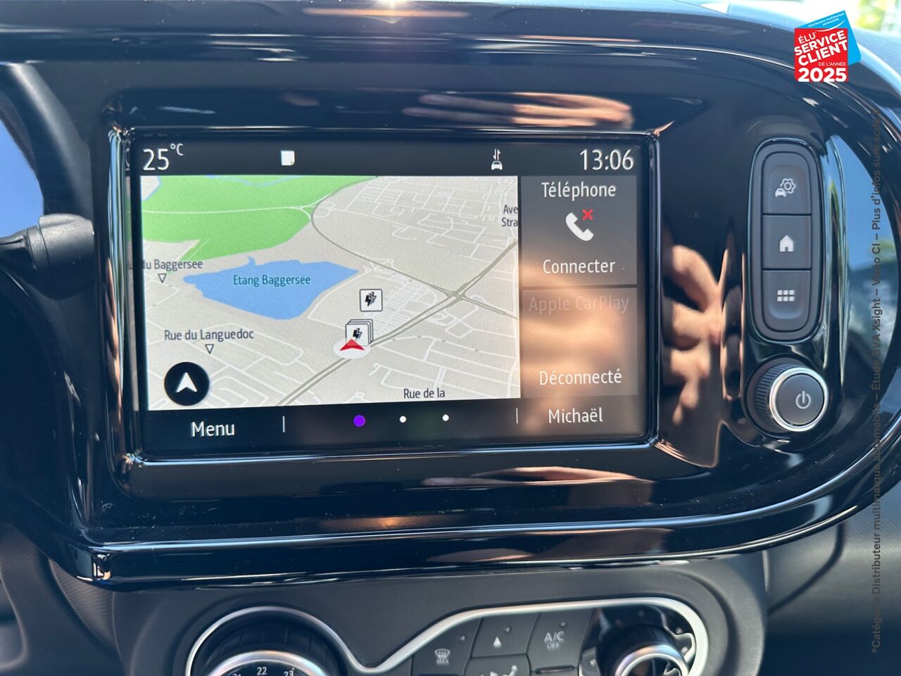 Véhicule d'occasion RENAULT TWINGO E-TECH ELECTRIC URBAN NIGHT R80 ACHAT INTEGRAL - 21MY GPS chez Opel Verdun
