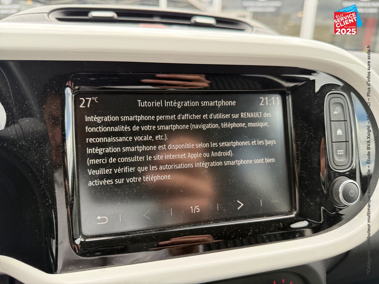 Véhicule d'occasion RENAULT TWINGO 0.9 TCE 95CH INTENS chez Peugeot Hirson