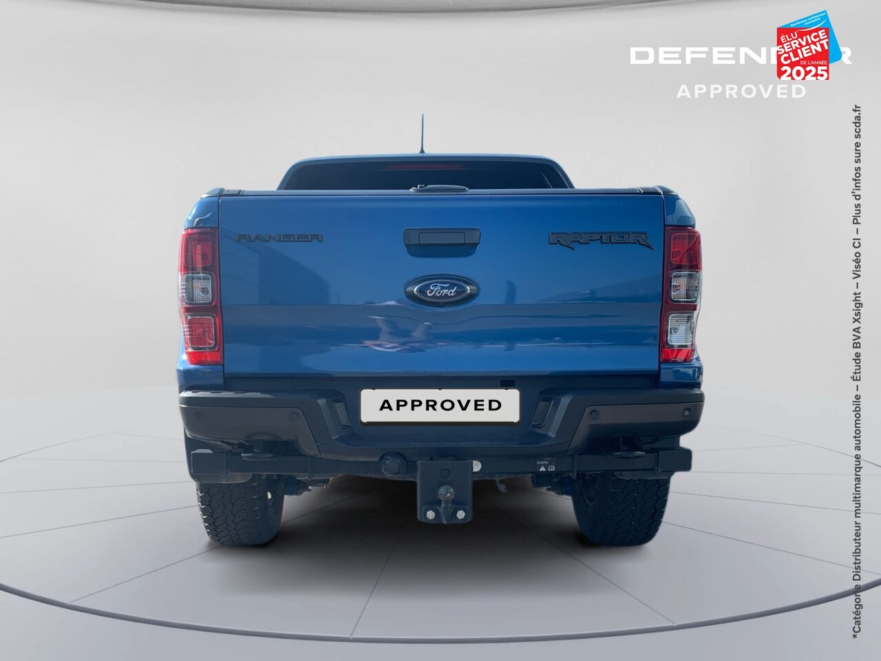 Véhicule d'occasion FORD RANGER 2.0 TDCI 213CH DOUBLE CABINE RAPTOR BVA10 SIEGES CHAUF CAMERA ATTELAGE chez Toyota Thionville