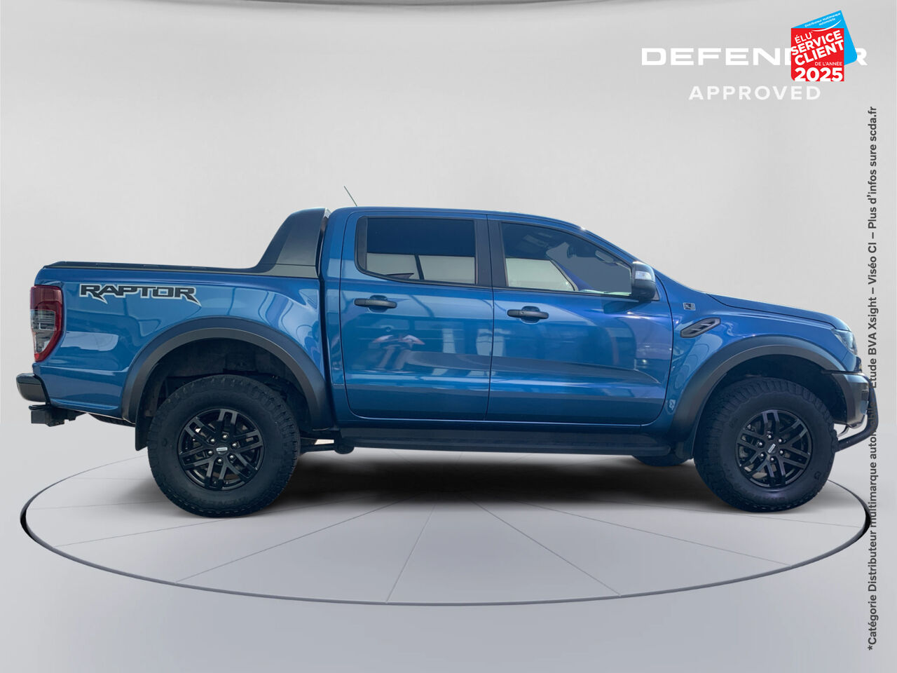 Véhicule d'occasion FORD RANGER 2.0 TDCI 213CH DOUBLE CABINE RAPTOR BVA10 SIEGES CHAUF CAMERA ATTELAGE chez Toyota Thionville